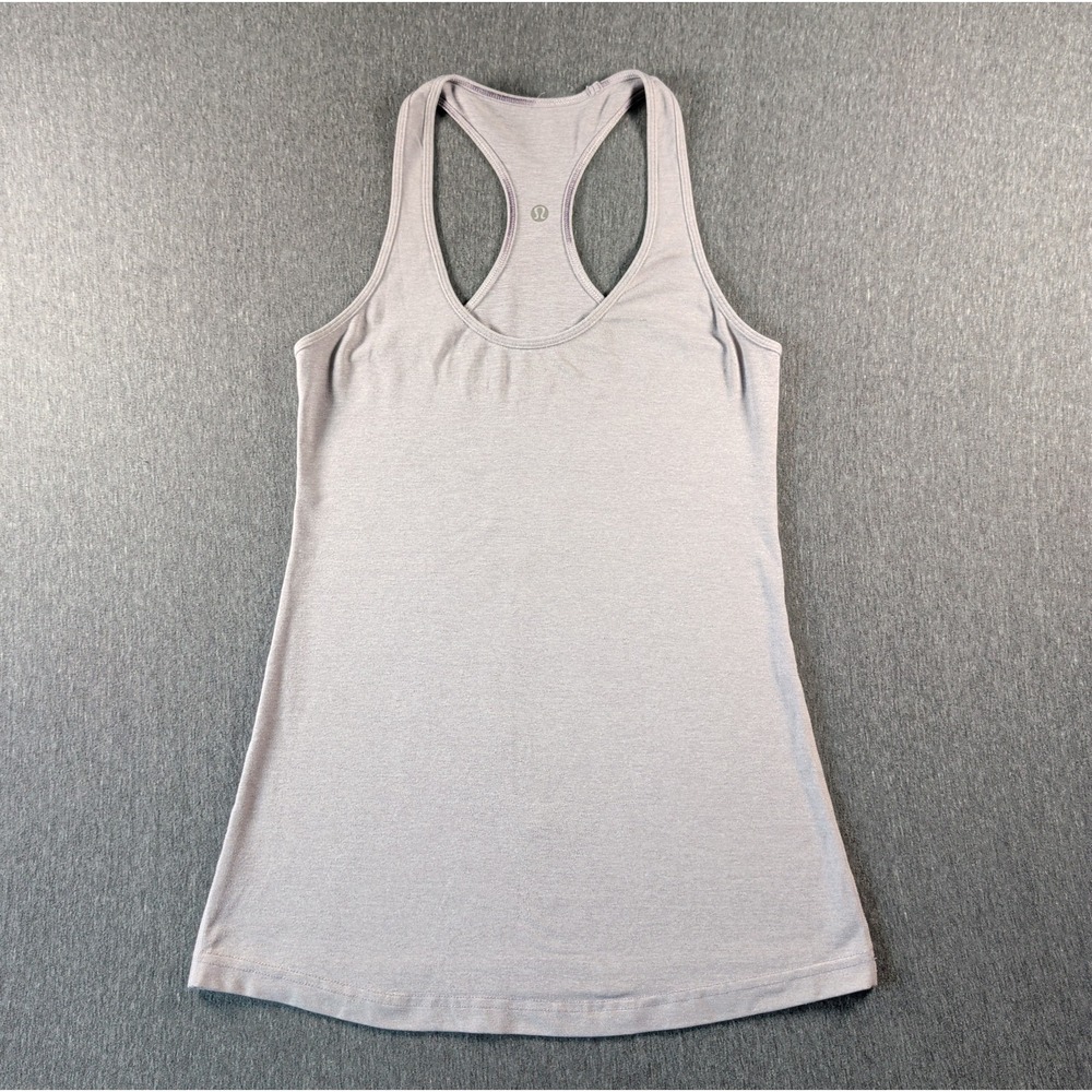 Lululemon Swiftly Tech Racerback Tank Top Size 6 Lavender Frost Athleisure Gym